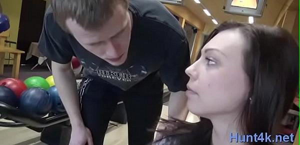  Fascinating sweetheart gets lever deep inside mouth and twat